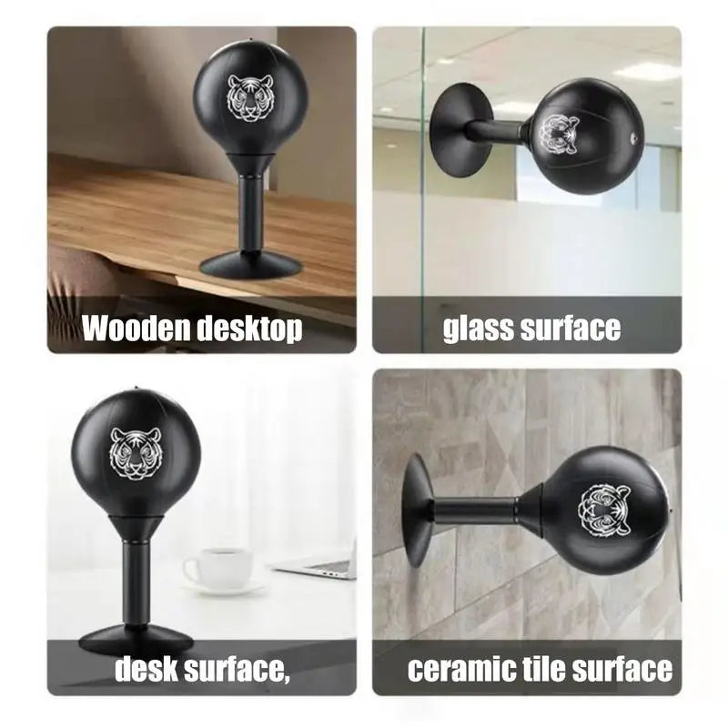 Desktop Punching Bag Ball With Suction Cup Table Boxing Exercising Children Speed Tool Stress Ball Adult Training Boxing Fun Toy