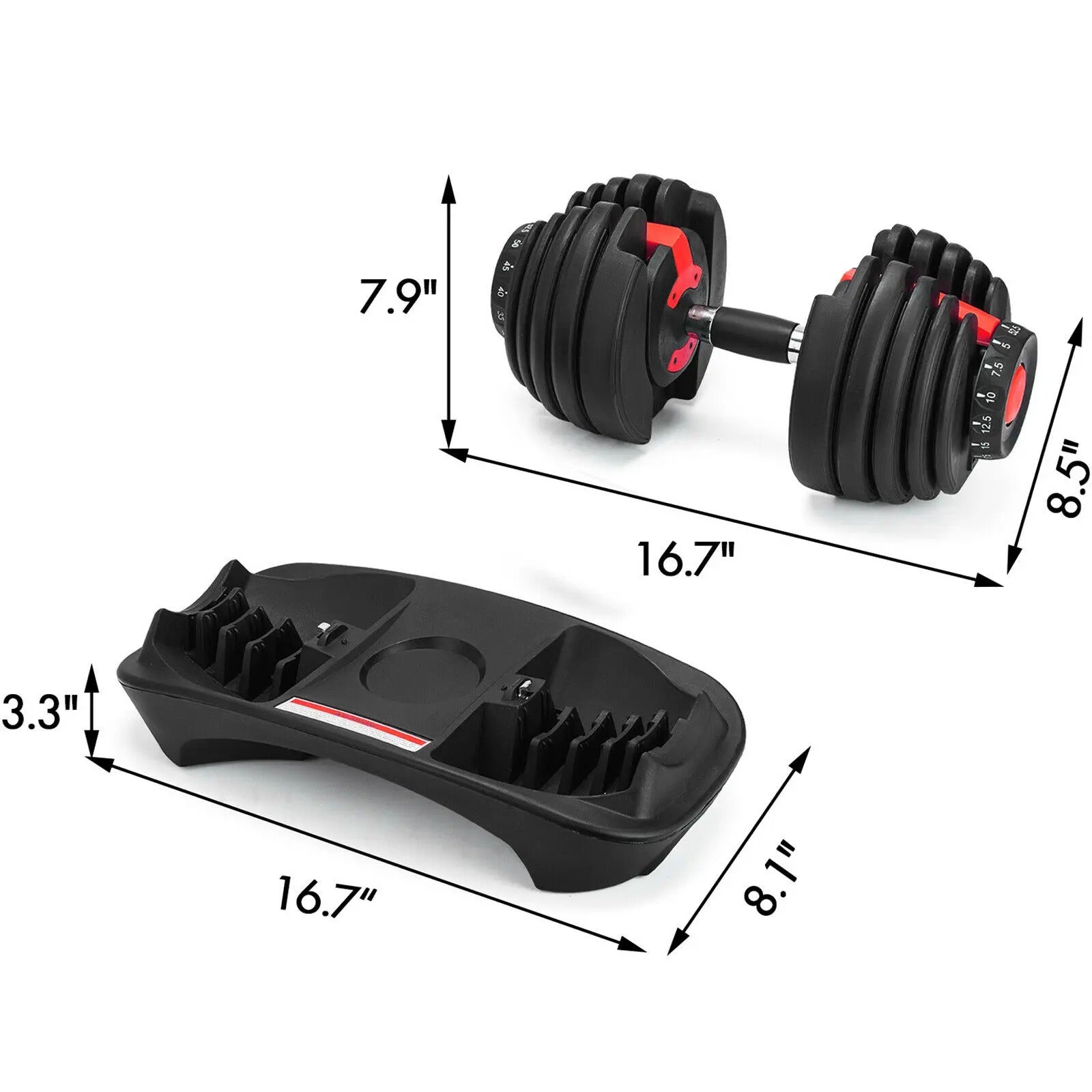 Adjustable Dumbbell Set 