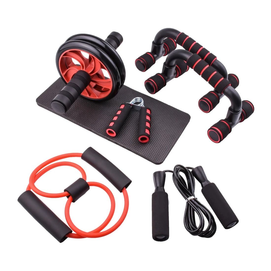 Introducing the Ultimate Home Gym Fitness Bundle – your one-stop solution for a full-body workout experience! All ine one!